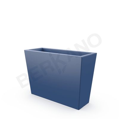 Кашпо Trapezio 70H DB Wave Blue