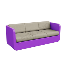 Диван Grace с подушками Deep Violet / Bone Brown Диван Grace с подушками Deep Violet / Bone Brown