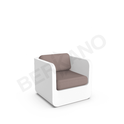 Кресло Grace с подушками Snow White / Cappuccino