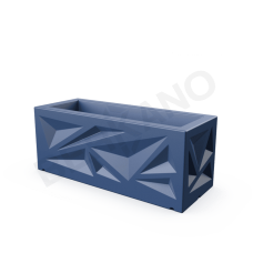 Кашпо Icelandic Horizontal DB Wave Blue Кашпо Icelandic Horizontal DB Wave Blue