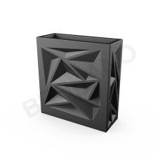 Кашпо Icelandic Square DB Coal Black Кашпо Icelandic Square DB Coal Black