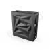 Кашпо Icelandic Square DB Coal Black Кашпо Icelandic Square DB Coal Black