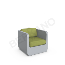 Кресло Grace с подушками Concrete Gray / Green Кресло Grace с подушками Concrete Gray / Green