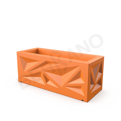 Кашпо Icelandic Horizontal DB Orange
