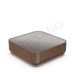 Стол Grace с стеклом Brown