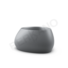 Кашпо Bend 60 Concrete Gray Кашпо Bend 60 Concrete Gray