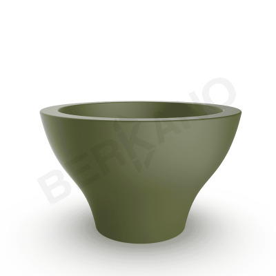 Кашпо Vetro 75 Olive green