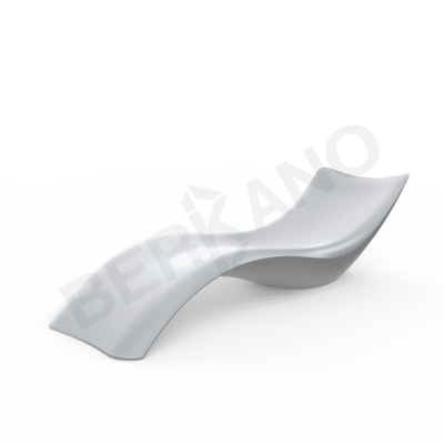 шезлонг Wave Concrete Gray