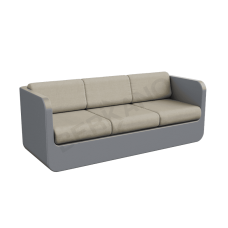 Диван Grace с подушками Concrete Gray / Bone Brown Диван Grace с подушками Concrete Gray / Bone Brown