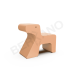 Стул собака-пазл Duke Terracotta Стул собака-пазл Duke Terracotta