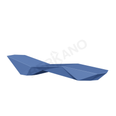Шезлонг Quaro без подушек Wave Blue Шезлонг Quaro без подушек Wave Blue