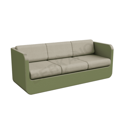 Диван Grace с подушками Olive green / Bone Brown