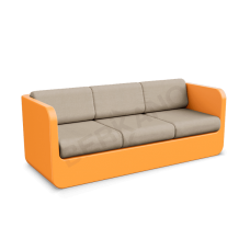 Диван Grace с подушками Orange / Bone Brown Диван Grace с подушками Orange / Bone Brown