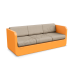 Диван Grace с подушками Orange / Bone Brown Диван Grace с подушками Orange / Bone Brown