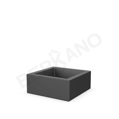 Кашпо Quarter 20 DB Coal Black