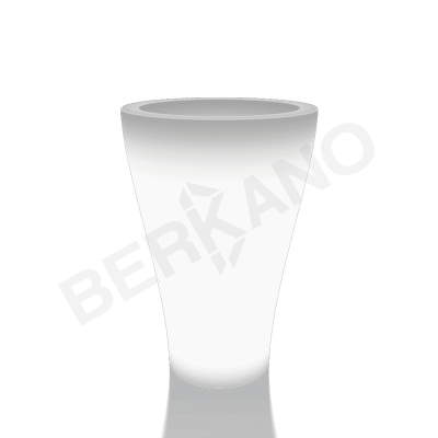 Кашпо Vetro 100 DB Snow White Light