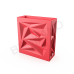Кашпо Icelandic Square DB Chili Red Кашпо Icelandic Square DB Chili Red