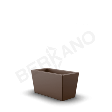 Кашпо Trapezio 42H Brown