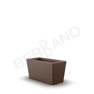 Кашпо Trapezio 42H Brown