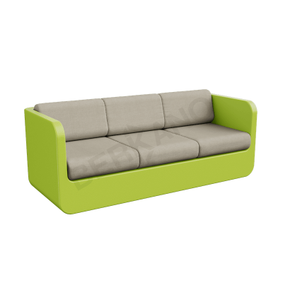 Диван Grace с подушками Spring Green / Bone Brown
