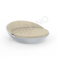 Шезлонг Riviera Concrete Gray / Bone Brown Шезлонг Riviera Concrete Gray / Bone Brown