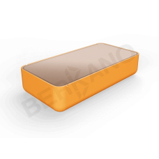 Стол Grace средний со стеклом Orange Стол Grace средний со стеклом Orange