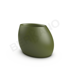 Кашпо Bend 80 Olive green