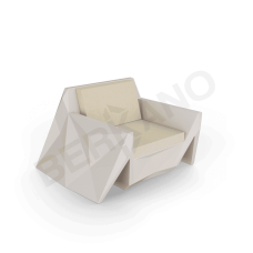Кресло Quaro с подушками Cappuccino / Bone Brown Кресло Quaro с подушками Cappuccino / Bone Brown