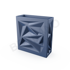 Кашпо Icelandic Square DB Wave Blue Кашпо Icelandic Square DB Wave Blue
