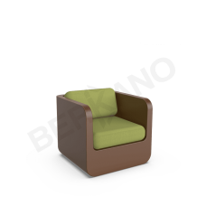 Кресло Grace с подушками Brown / Green