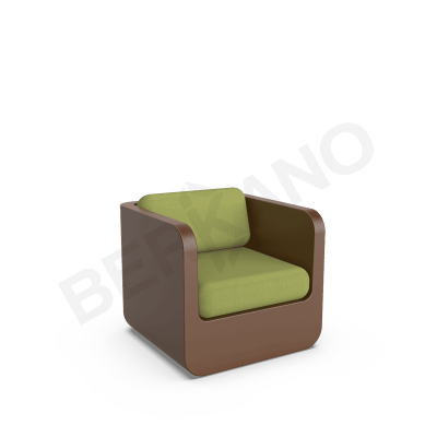 Кресло Grace с подушками Brown / Green