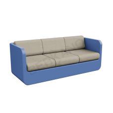 Диван Grace с подушками Wave Blue / Bone Brown Диван Grace с подушками Wave Blue / Bone Brown