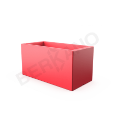 Кашпо Cubric 80*40 Chili Red