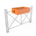 Кашпо Vittorio Fence 28 DB Orange Кашпо Vittorio Fence 28 DB Orange