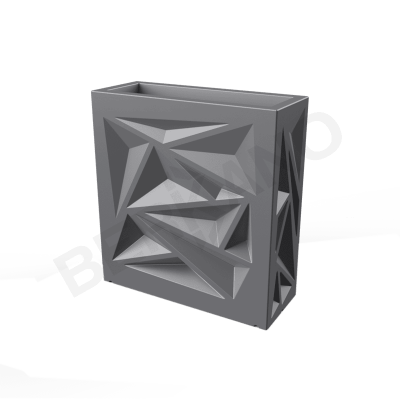 Кашпо Icelandic Square DB Graphite