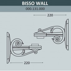 Консоль для паркового фонаря FUMAGALLI BISSO WALL 000.131.000.A0 Консоль для паркового фонаря FUMAGALLI BISSO WALL 000.131.000.A0