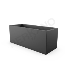 Кашпо Cubric 150*60 Coal Black