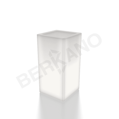 Кашпо Cubric 40*80 DB Snow White Light