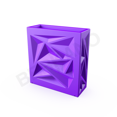 Кашпо Icelandic Square DB Deep Violet