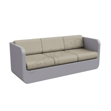 Диван Grace с подушками Graphite / Bone Brown Диван Grace с подушками Graphite / Bone Brown
