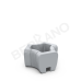 Кашпо-соединитель Y-seat connect DB Concrete Gray Кашпо-соединитель Y-seat connect DB Concrete Gray