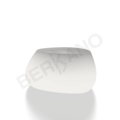 Кашпо Bend 60 DB Snow White Light