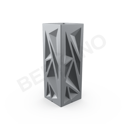 Кашпо Icelandic Vertical DB Concrete Gray