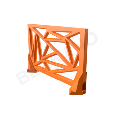 Зонирование Icelandic Fence Orange