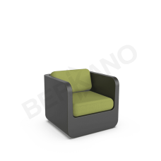 Кресло Grace с подушками Coal Black / Green Кресло Grace с подушками Coal Black / Green