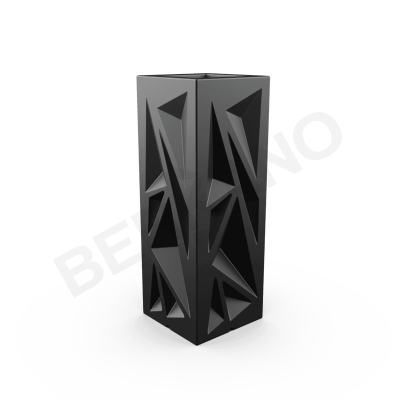 Кашпо Icelandic Vertical DB Coal Black