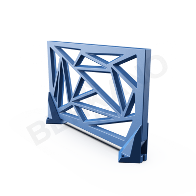Зонирование Icelandic Fence Wave Blue