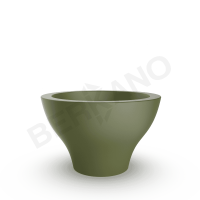 Кашпо Vetro 50 Olive green