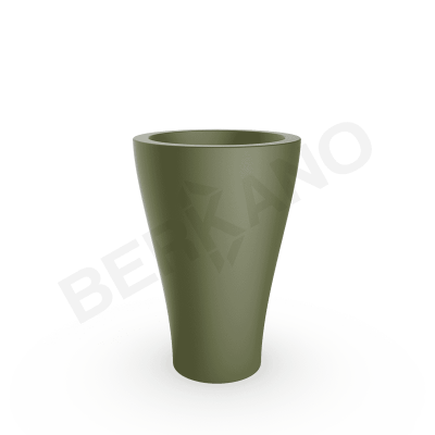 Кашпо Vetro 80 Olive green