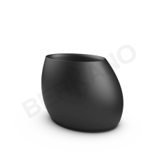 Кашпо Bend 80 Coal Black Кашпо Bend 80 Coal Black